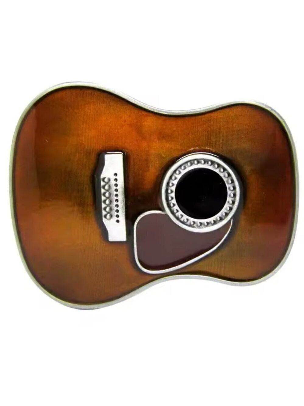 Acoustic Guitar Headstock Belt Buckle #1481
